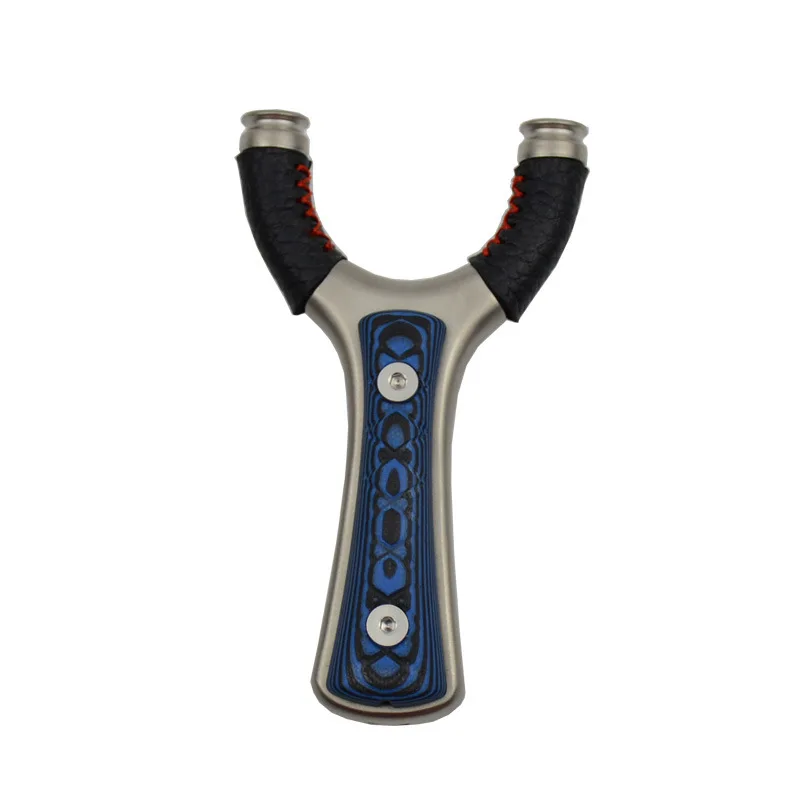 

Slingshot Hunting Catapult Stainless steel Outdoor Shooting Handheld Slingshots Bow with Rubber band New 2018