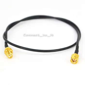 

100 Pieces Free Shipping by DHL Extension cable SMA male Plug to SMA female Jack connector adapter pigtail cable RG174 50cm