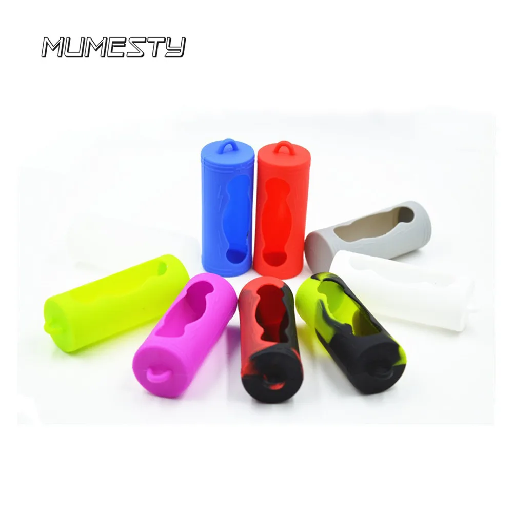 

MUMESTY 1PC Tsondianz 18650 Battery Silicone Cases Protective Covers Colorful Soft Rubber Skin for 18650 Battery