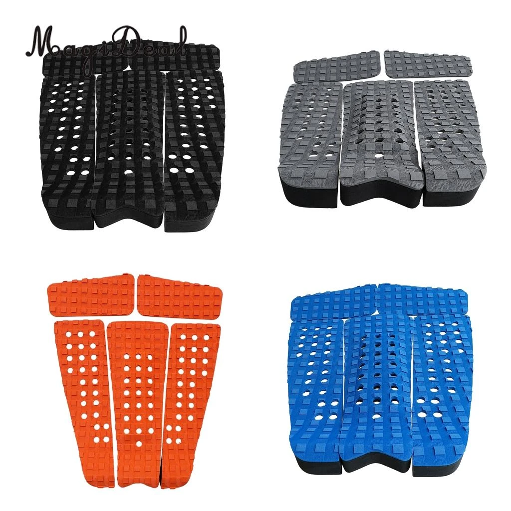 Magideal 5pcs Set Eva Universal Foot Traction Deck Grip Tail Pad For Surfboard Skimboard Kiteboard Shortboard Longboard Surfing Aliexpress