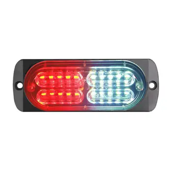 

1 pairs Red&White RV Truck Car Warning Light 12/24V 20LED Universal Marker ultra-thin Strobe Light