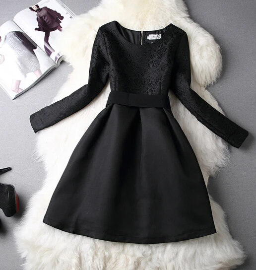 Korean Black Prom Dress