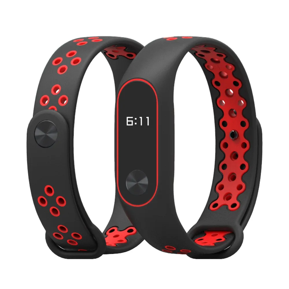 Для Xiaomi Mi Band 2 Прочный сменный ТПУ анти-офф Браслет спортивный браслет# NE807