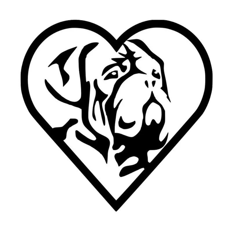 19.1*19.1CM Bull Dog Decal Super Cute Waterproof Car Stickers Styling Decoration Black/Silver S1-0335 | Автомобили и мотоциклы