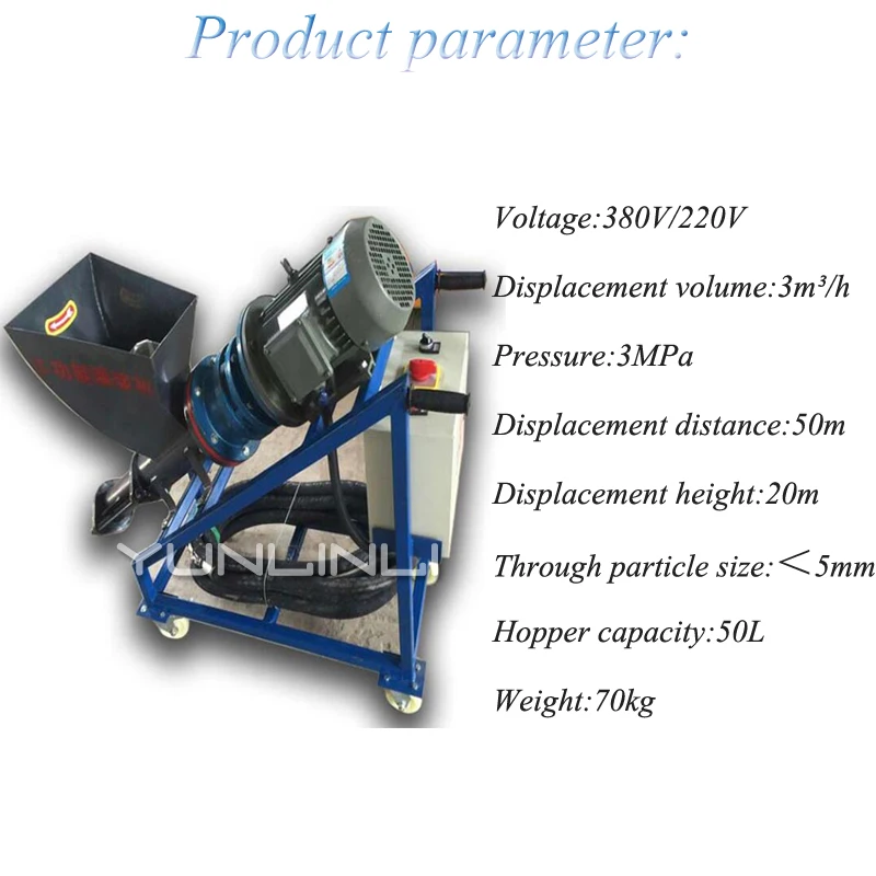 Цементный Шпаклевка высокого давления 380 В/220 В вертикальный/горизонтальный тип цементный инжектор краска раствор Шпаклевка бетонное оборудование для цементации