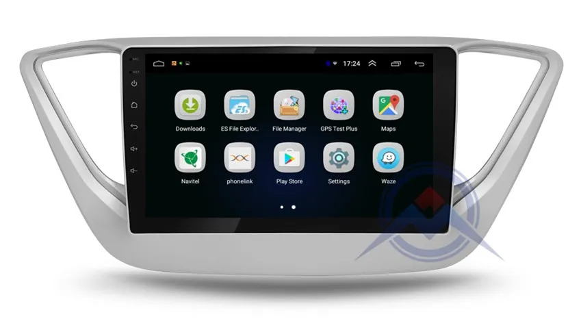 ZOHANAVI 2.5D ips экран Мультимедиа Android 9,0 Автомагнитола для hyundai solaris accent verna DVD gps навигация