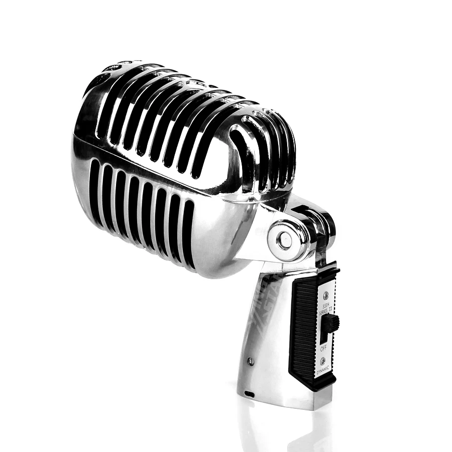 Профессиональный Металлический классический ретро динамический микрофон винтажный вокальный микрофон для 55SH серии II бар пение Launchpad DJ Караоке система