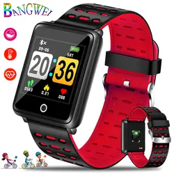 BANGWEI Новый Smartwatch сердечного ритма мониторы Смарт часы для мужчин активности фитнес трекер спортивные часы для мужчин часы для IOS Android