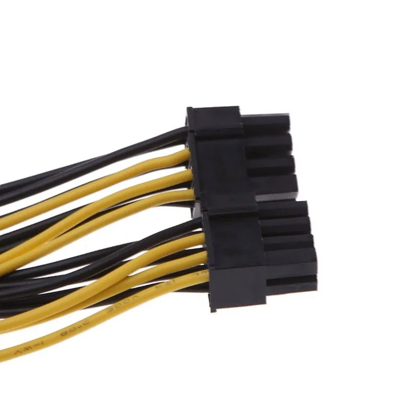 PCI-E PCIE 8P гнездовой к 2 портам двойной 8Pin 6 + P Мужской GPU Графический кабель питания