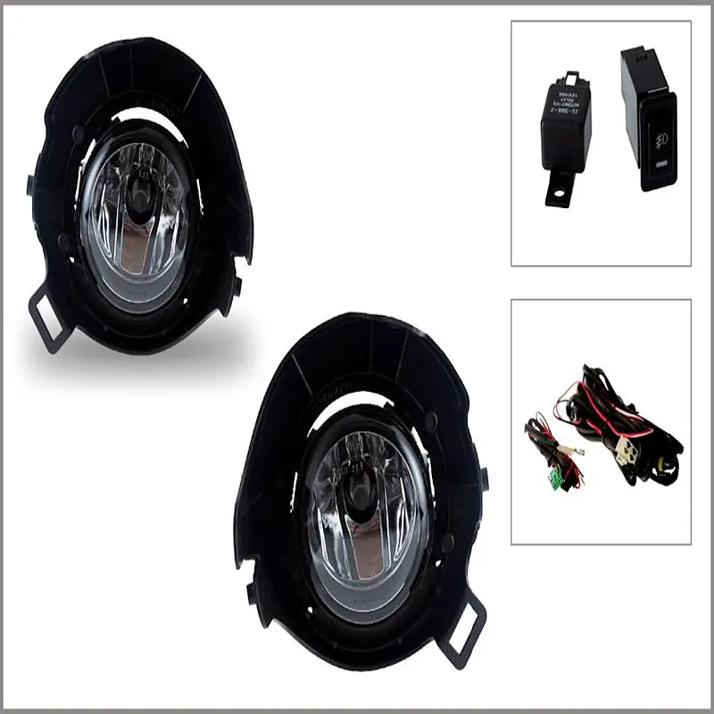 

Case for Nissan Navara Frontier X-Terra fog light halogen fog lamp with wiring kit shipping free