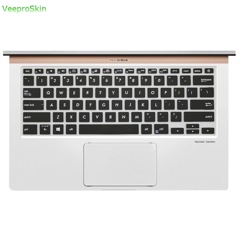 Для Asus UX434 UX434FL UX431 UX431FN UX431FA UX392 UX392FN силиконовая для ноутбука Обложка клавиатуры для ноутбука Защитная крышка