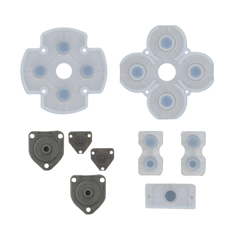 

For PS4 Controller Repair Set L1 R1 L2 R2 Trigger Buttons 3D Analog Joysticks Thumb Sticks Cap Conductive Rubber Screwdriver