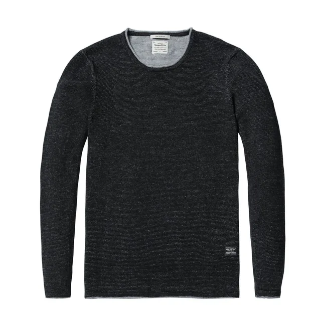 SIMWOOD 2018 Autumn Winter Sweater Men Plus Size Design Curl Hem Knitted Contrast 100% Cotton Pullovers High Quality 180324