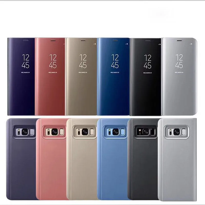 Зеркальный флип кейс YueTuo для xiaomi redmi note 6 6A 7 pro 7A S2 Y2 Y3 из искусственной кожи с