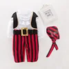 Pirate Captain Cosplay Clothes for Baby Boy Halloween Christmas Fancy Clothes Halloween Costume for Kids Children Pirate Costume ► Photo 2/5