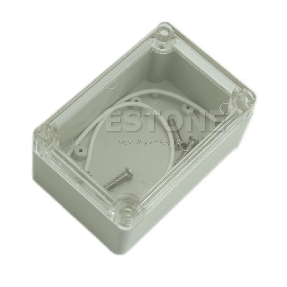 

Plastic Waterproof Clear Cover Electronic Project Box Enclosure Case 100x68x50mm