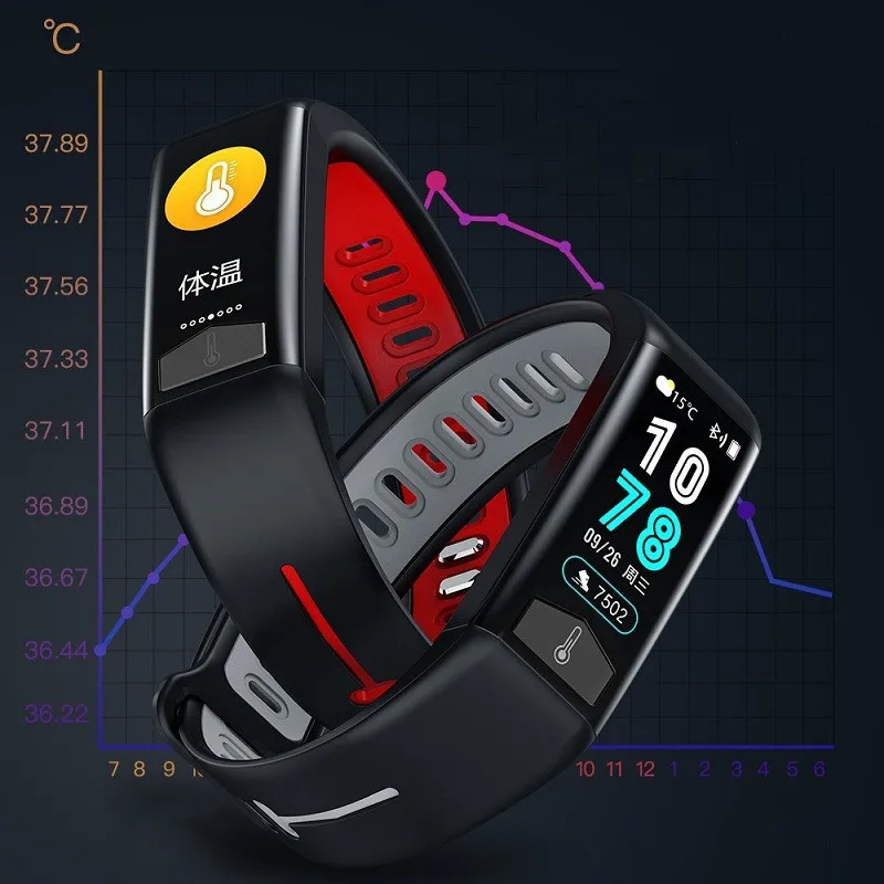 Новое поступление T02 Smartwatch IP68 водонепроницаемый датчик погоды камера управления PPG ЭКГ монитор здоровья сна Bluetooth браслет