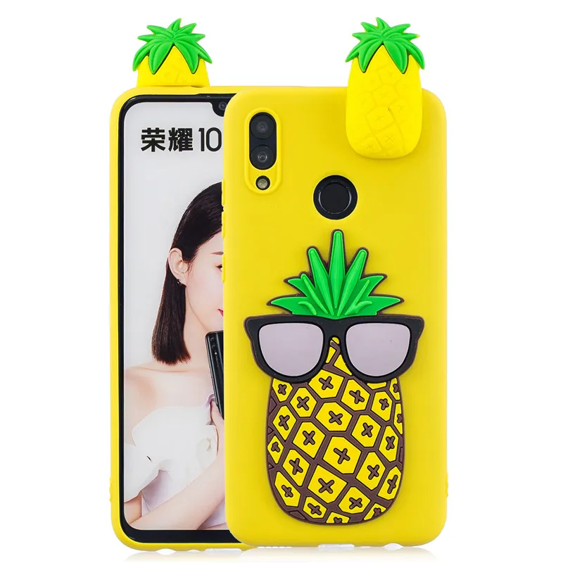 Huawei P Smart чехол для Coque huawei P Smart Psmart чехол 3D единорог кукла игрушки Мягкий силиконовый чехол для телефона s Etui - Цвет: O