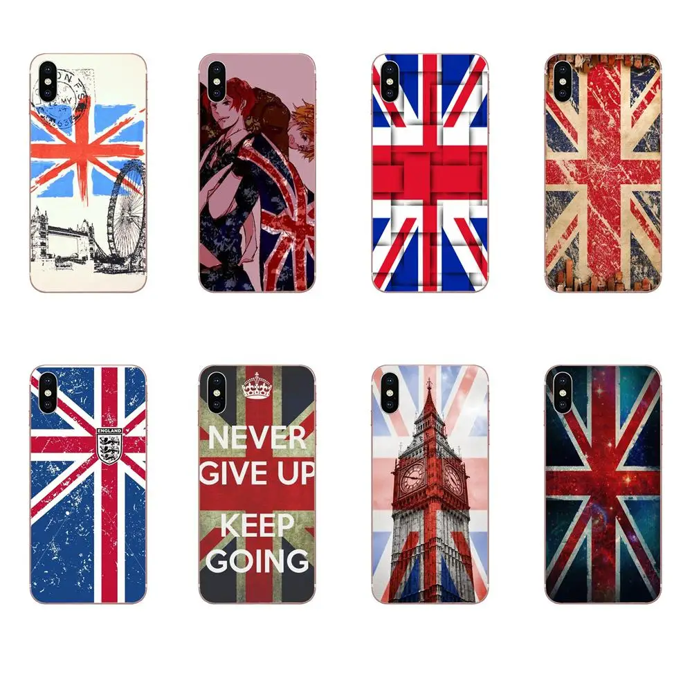 Роскошный чехол для телефона с английским флагом Xiao mi 3 4 4C 4i 5 5s 5X6 6X A1 Max x 2 Note |