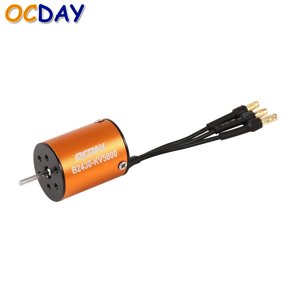 Ocday B2430 5800KV 7200KV 8200KV Водонепроницаемый Бессенсорное безщеточный для 1/16 1/18 RC Car