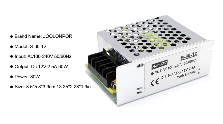 12V 30W power supply