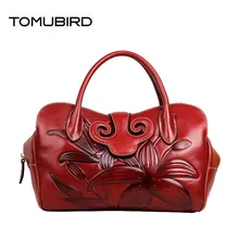 TOMUBIRD новая улучшенная Воловья Кожа Модная художественная сумка Роскошные сумки женские сумки дизайнерская сумка женские сумки из натуральной кожи