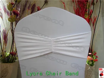 

2/2---100pcs Ruffled Spandex Bands/Lycra Band/Expand Bands/spandex chair /Chair cover For Wedding & Banquet Decoration