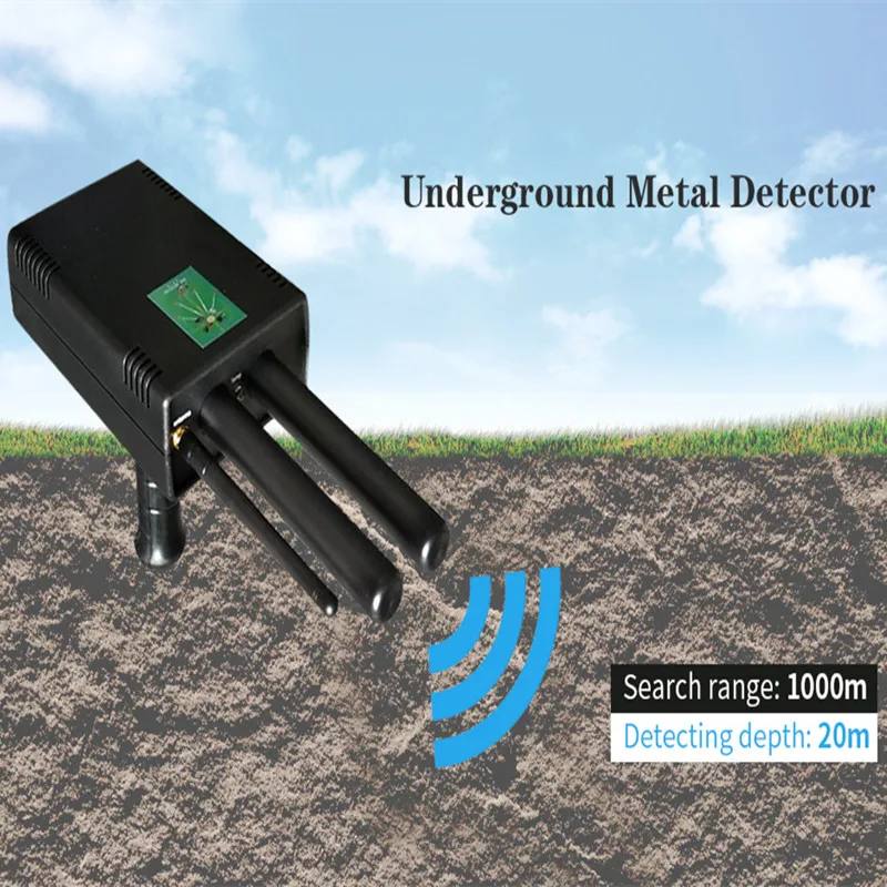 

High Exactness Long range Professional 3D Underground Metal Detector Copper Diamond Gold Silver Detector Treasure Hunter Tracker
