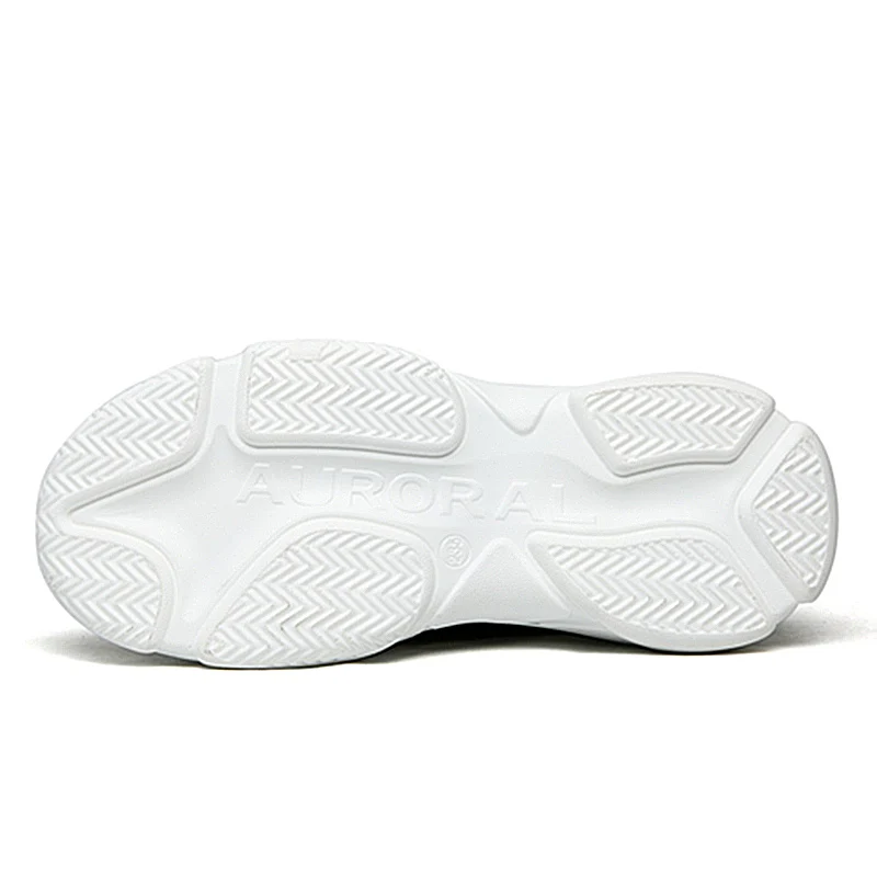 FEOZYZ Shark Sneakers Women Men Knit Upper Breathable Sport Shoes Chunky Shoes High Top Running Shoes For Men Women