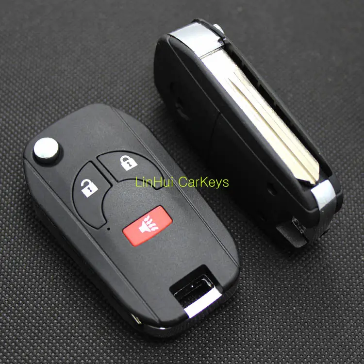 PINECONE для ключа чехол NISSAN SUNNY MARCH новинка SYLPHY TIIDA Автомобильный ключ 2 + 1 кнопочный