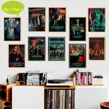 Serie de TV riverdale poster Kraft Arte de papel Poster Bar Café impresión Vintage dibujo core pintura decorativa de pared