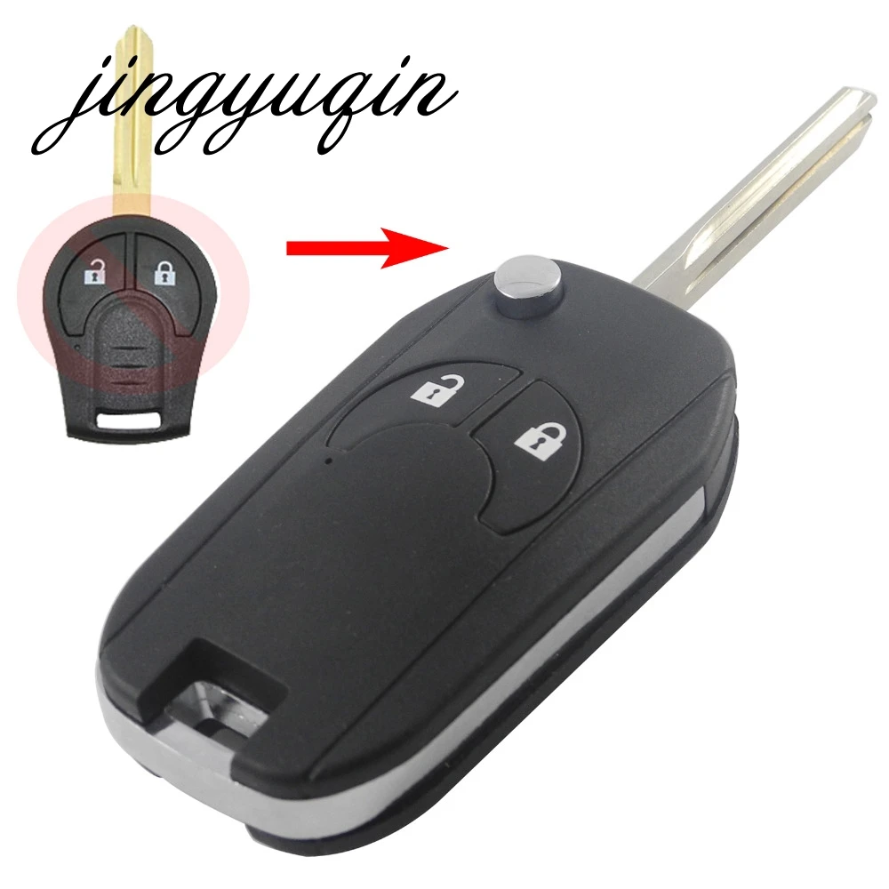 

2/3/4 Buttons Modified Flip Remote Key Shell For Nissan Sylphy Cube Juke Rogue Micra Qashqai Altima Maxima Sentra Versa