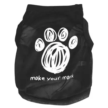 

Dog Footprints dogs pets spring summer clothing For Summer Vest Sleeveless Dog cani animali domestici abbigliamento