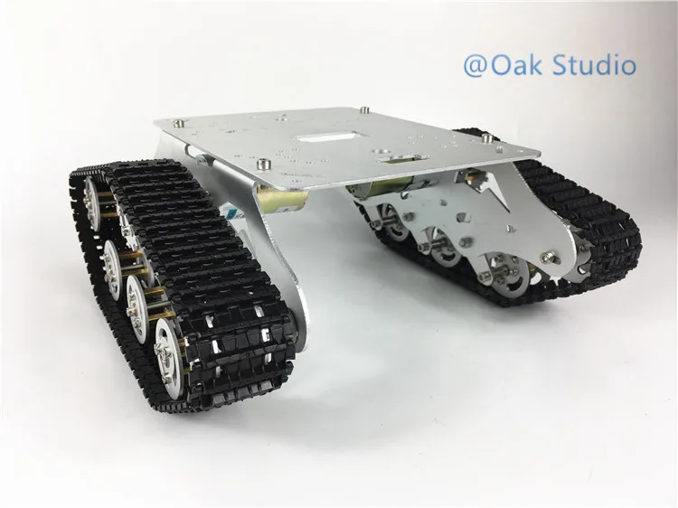 TS300 Tank car, High torque metal gear motor,Aluminum Alloy Chassis/Frame with Shock Absorber, for Tank fans,DIY,Robot