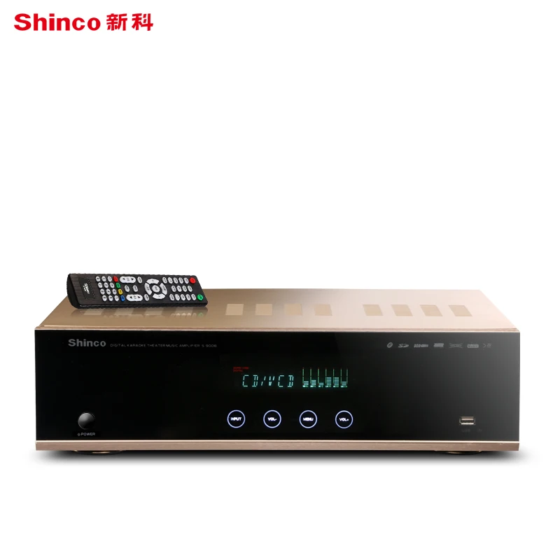 Shinco S-9008 домашний 5,1 усилитель высокой мощности для домашнего кинотеатра hifi Bluetooth усилитель