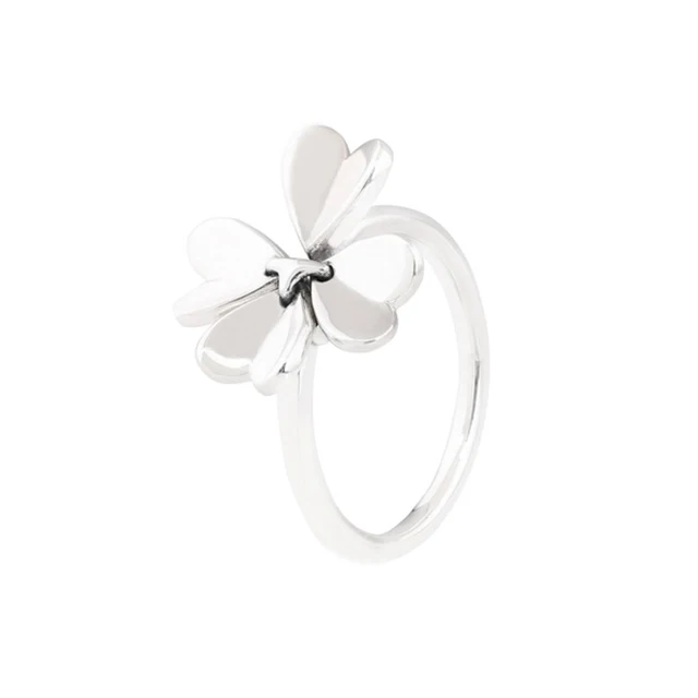 

2109 Spring New 925 Sterling Silver Moving Clover Original Ring for Women Bead Charm Birthday Wedding Gift DIY Jewelry
