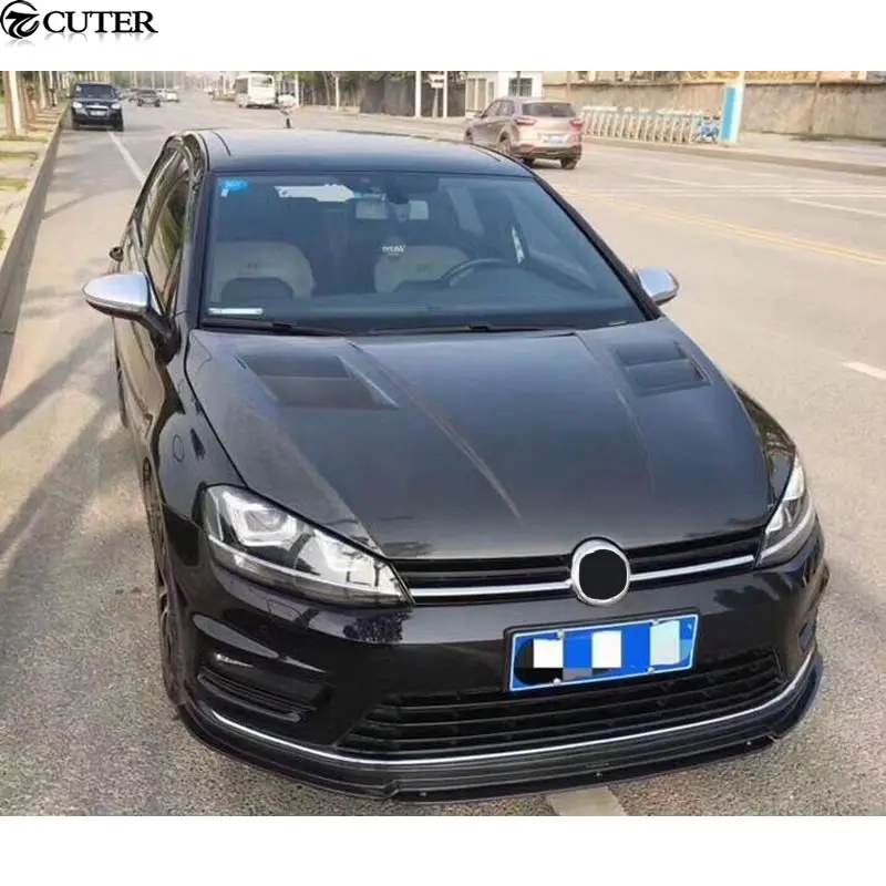 Golf 7 автомобильный комплект кузова из углеродного волокна капот двигателя для Volkswagen Golf 7 передний бампер Aspec стиль 14-15