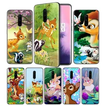 Thumper Bambi Soft Black Silicone Case Cover for OnePlus 6 6T 7 Pro 5G Ultra-thin TPU Phone Back Protective