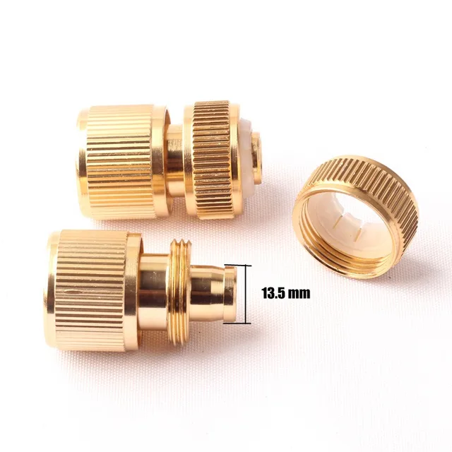 1/2 "Alumínium Gyors Csatlakozó Vízcsap Csatlakozók Kert Öntöző Tömlő Ízületi Szerelvények Növény Öntözés 16 Mm -Es Adapter - Image 3