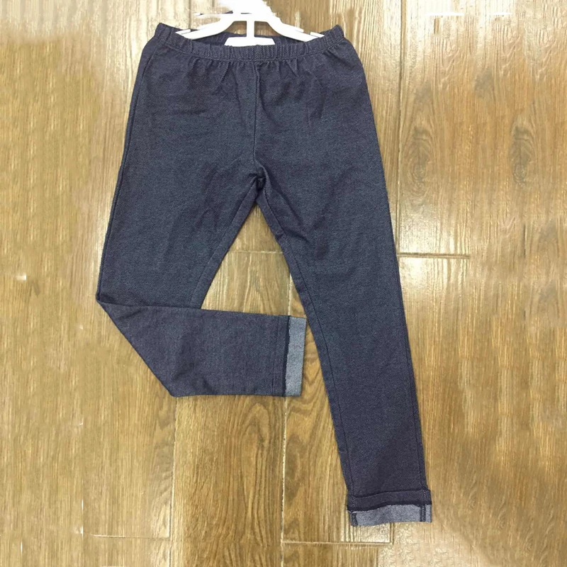 

Printable Tee Girl's Spandex Legging Denim Color Child Jogging Pant Elastic Waist Cotton Leggings Girl Pants Trousers KL100