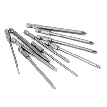 10 Pcs Magnetic Slotted PH2 Screwdriver Bit S2 Steel 1/4 Hex Shank 100mm Hand Tools цена 10 Pcs Magnetic Slotted PH2 Screwdriver Bit S2 Steel 1/4 Hex Shank 100mm Hand Tools цены онлайн