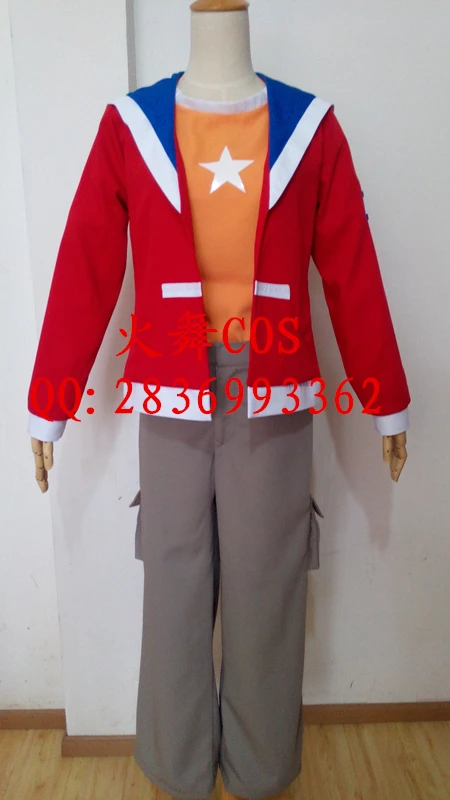 

3DS Yo kai Watch Nate Keita Amano Cosplay Costume Anime Custom Made Full Set Uniform