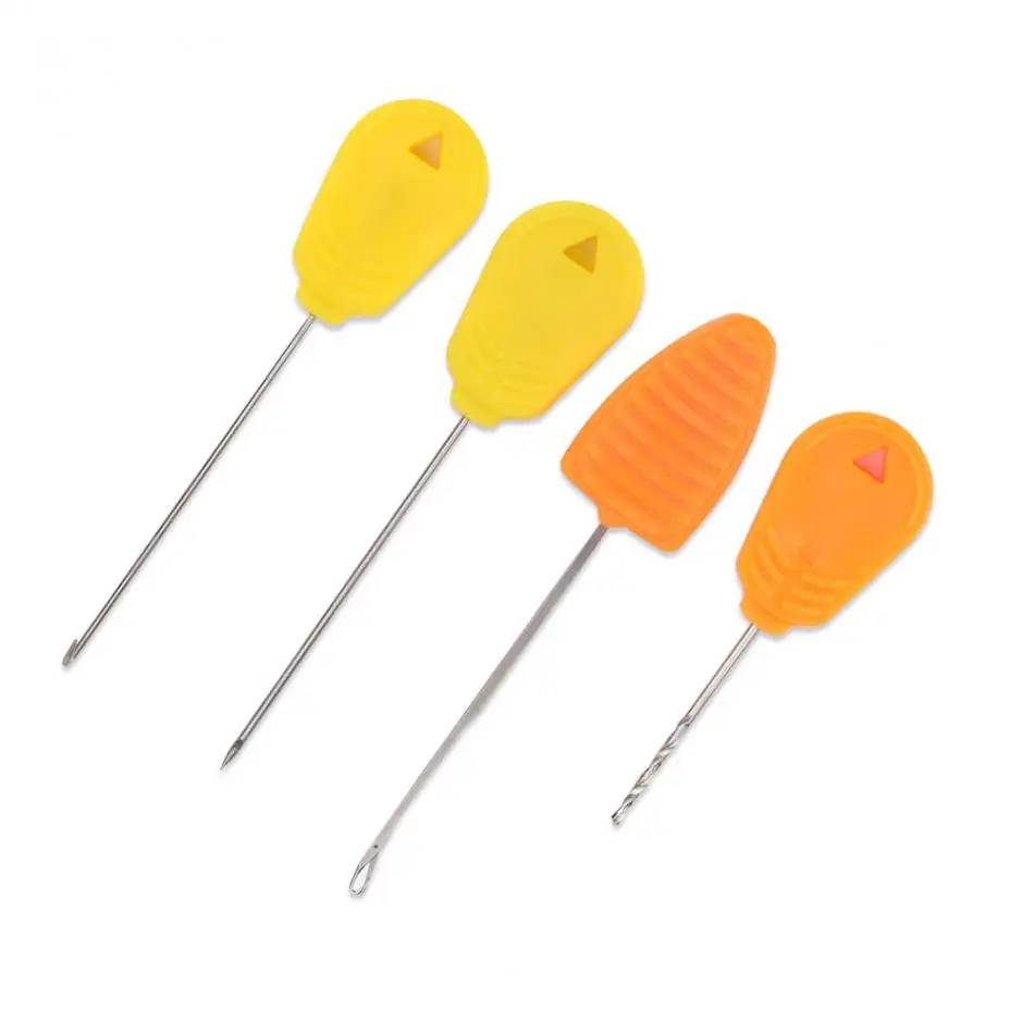 

Carp Fishing Accessories 4 in 1 Hook Stringer Needles Combo for Fishing Lure Baits Fishing Rigging Bait Kit Tool Set Pesca
