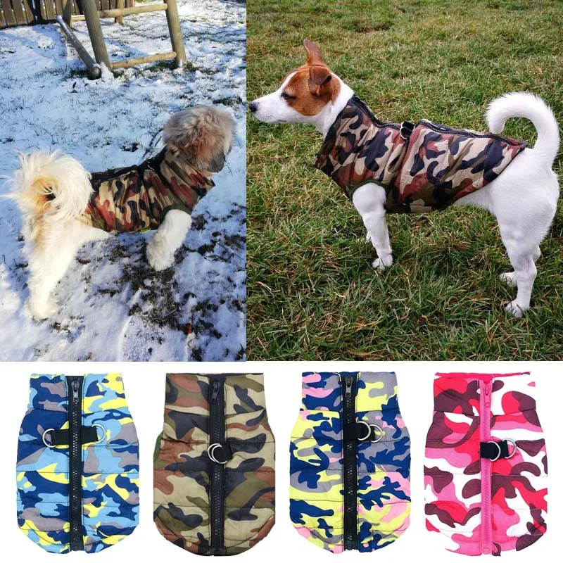 Pawstrip зимние куртки для собак водонепроницаемая одежда щенков теплое маленькое