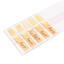 10 шт./лот трости для кларнета прочность 2-1/2 тростниковый бамбук деревянный духовой инструмент Запчасти и аксессуары