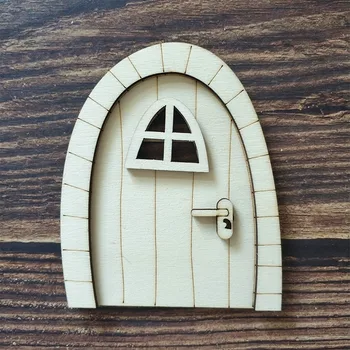 

6pcs 3D Fairy Door DIY Favors Home Decoration Garden Embellishments