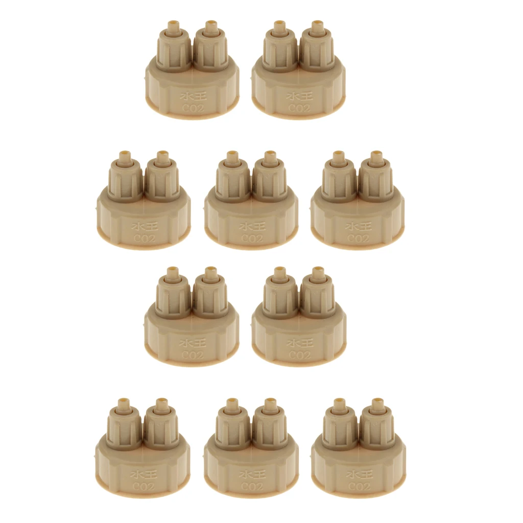 10x Aquarium Fish Tank Carbon Dioxide DIY Reactor With Quick Screw Bottle Cap