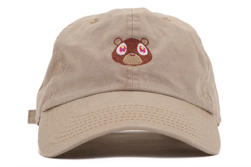 كاني ويست يي الدب أبي قبعة جميلة قبعة بيسبول الصيف للرجال النساء Snapback قبعات للجنسين الحصري الإفراج الهيب هوب الساخن نمط قبعة