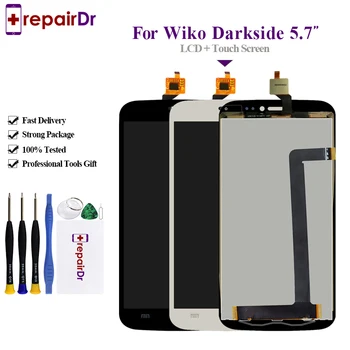 

100% Tested LCD For Wiko Darkside Full LCD Display Touch Screen Digitizer Assembly Replacement For Wiko Darkside Lcd Screen