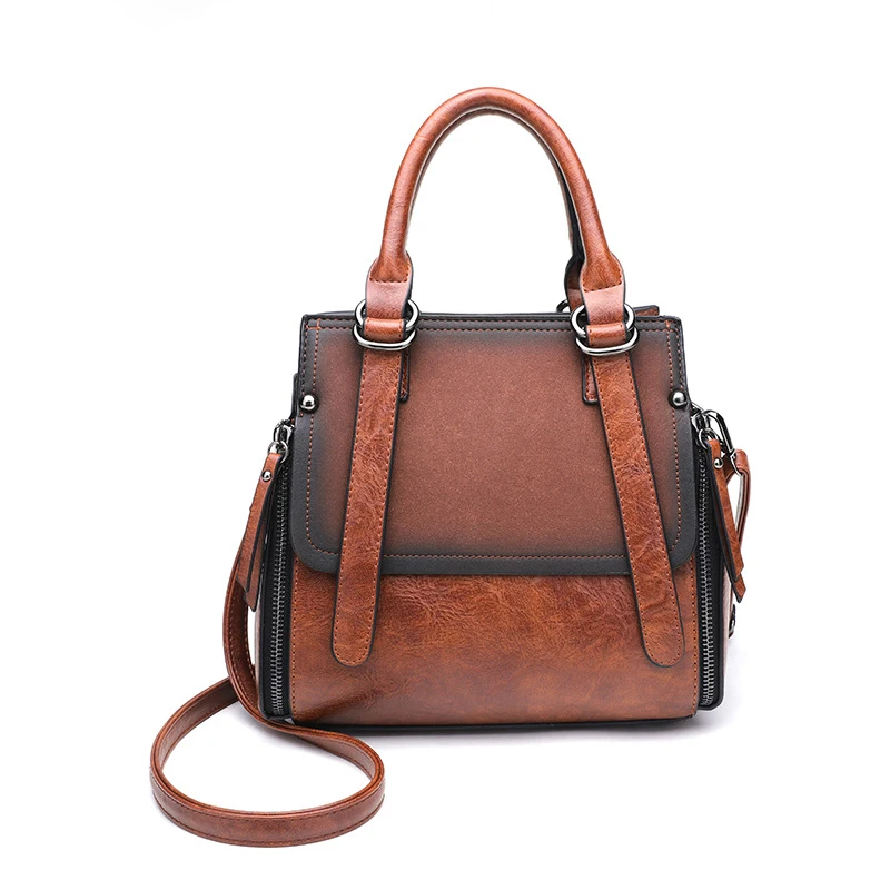 

Casual Large Capacity Women Tote Shoulder Bag PU Leather Ladies Bucket Handbag Messenger Bag Crisp Style Shopping Crossbody Bag